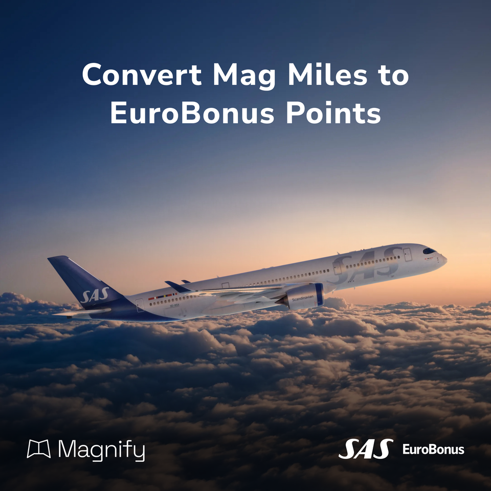 Mag Miles Now Transfer to SAS EuroBonus