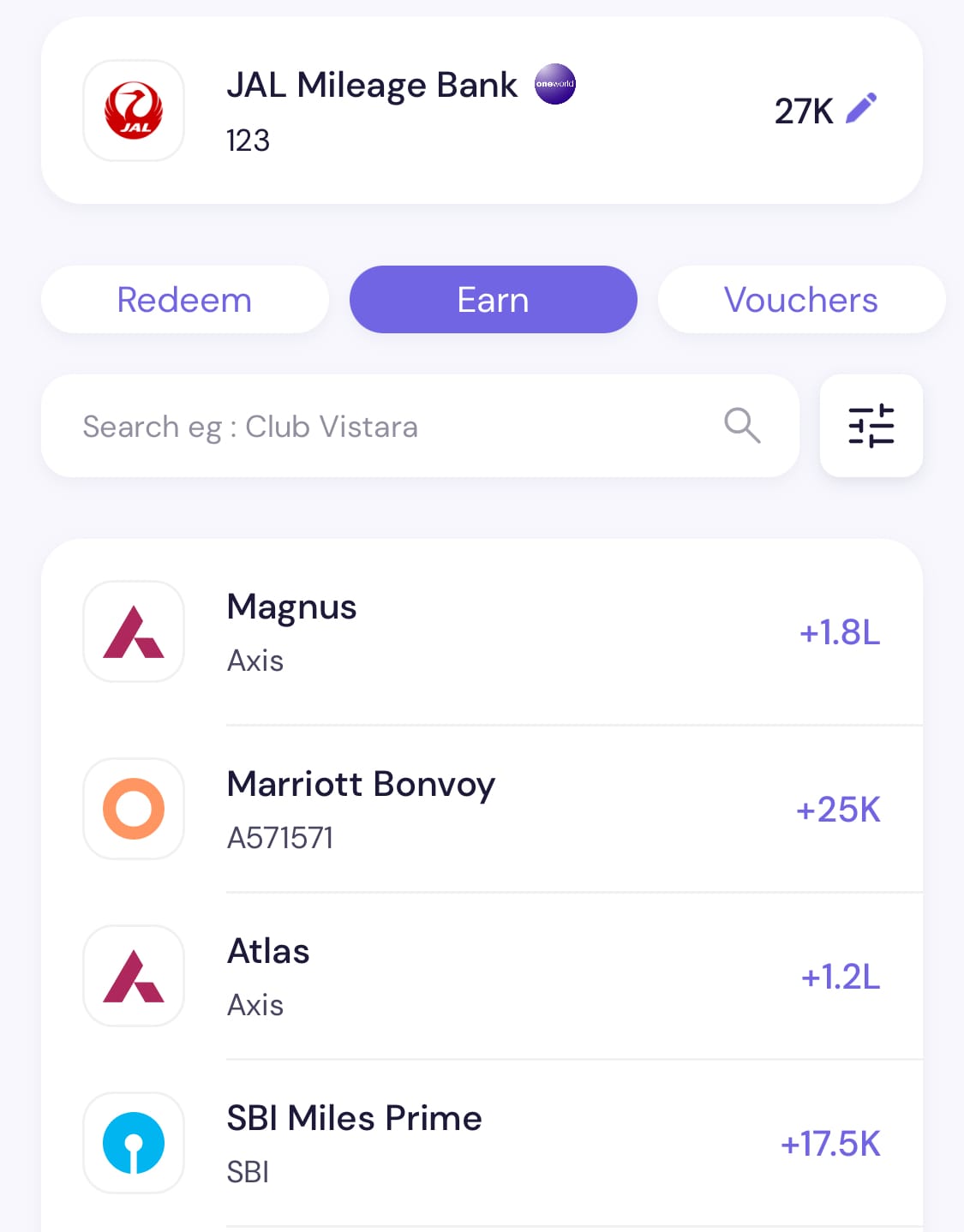 How to earn JAL Points