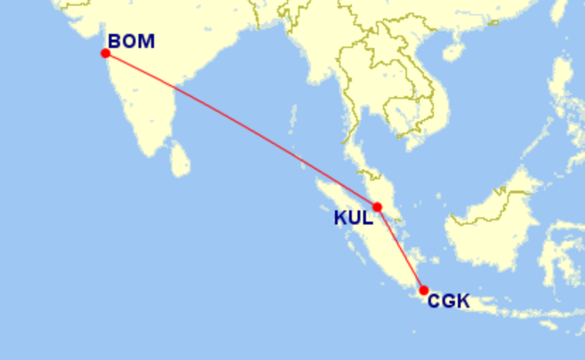 Kuala Lumpur to Jakarta