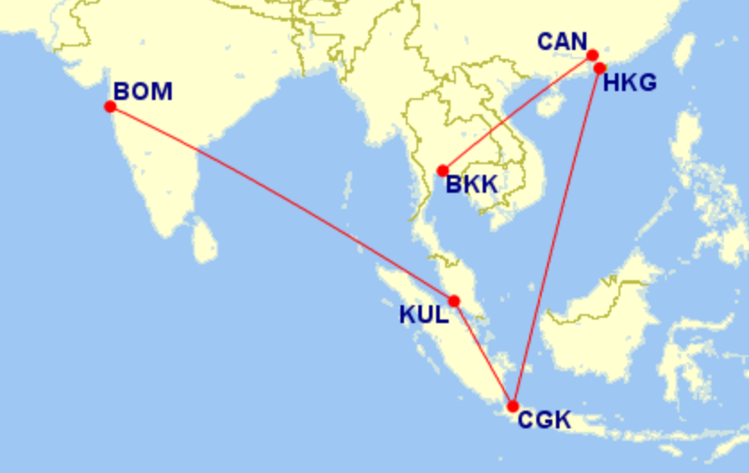 Bangkok to Guangzhou