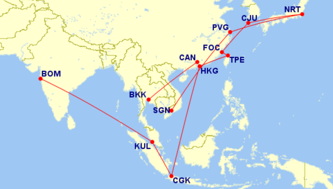 Tokyo to Ho Chi Minh